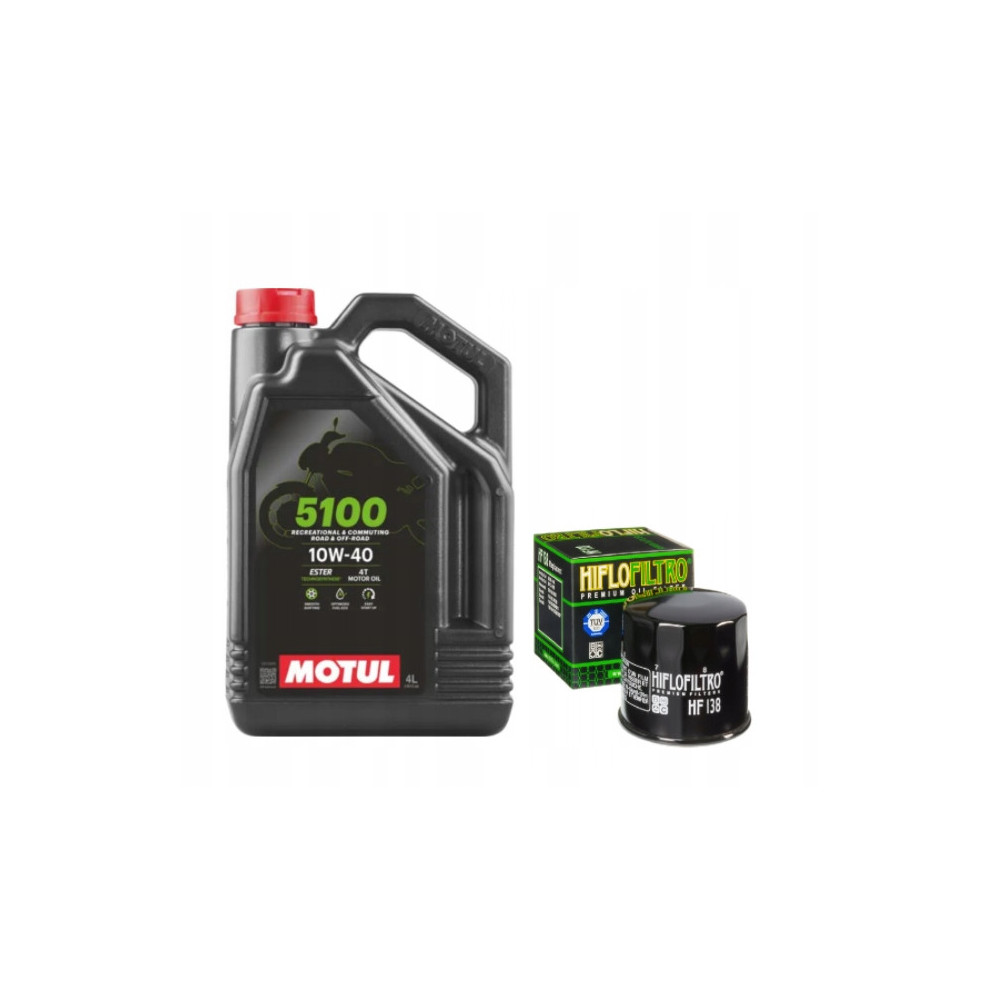 Olej MOTUL 5100 10W40 4L + FILTR