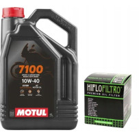 Olej MOTUL 7100 10w40 4T 4L + filtr oleju