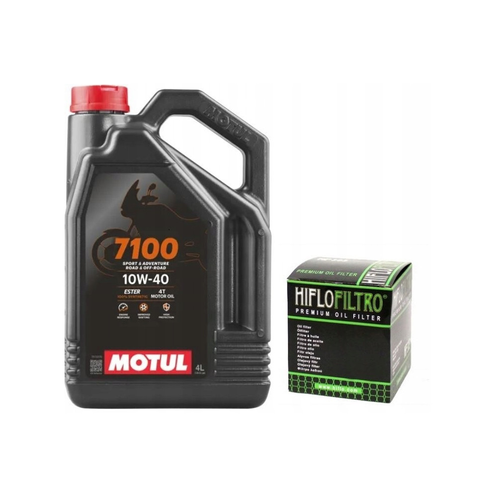 Olej MOTUL 7100 10w40 4T 4L + filtr oleju