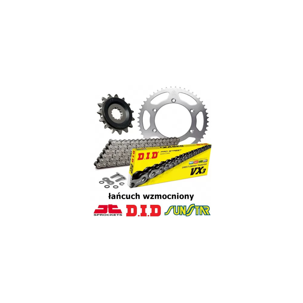 SUZUKI SV 650 A/SA ABS 2007-2010 ZESTAW NAPĘDOWY DID  WZMOCNIONY