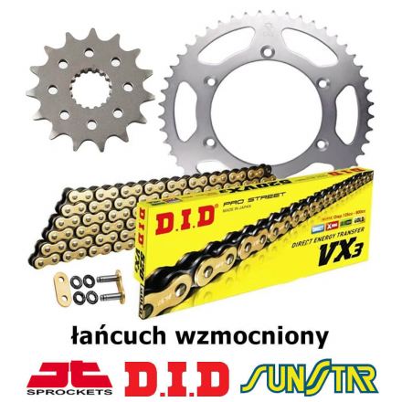 KTM SX-F Racing 250 2013-2014 ZESTAW NAPĘDOWY DID WZMOCNIONY