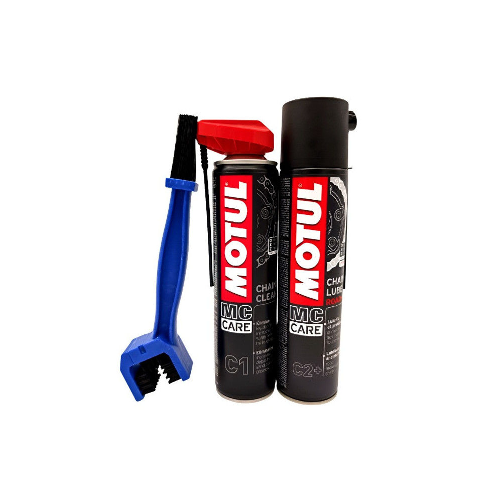 Zestaw smar czyścik MOTUL C1 C2+ i szczotka